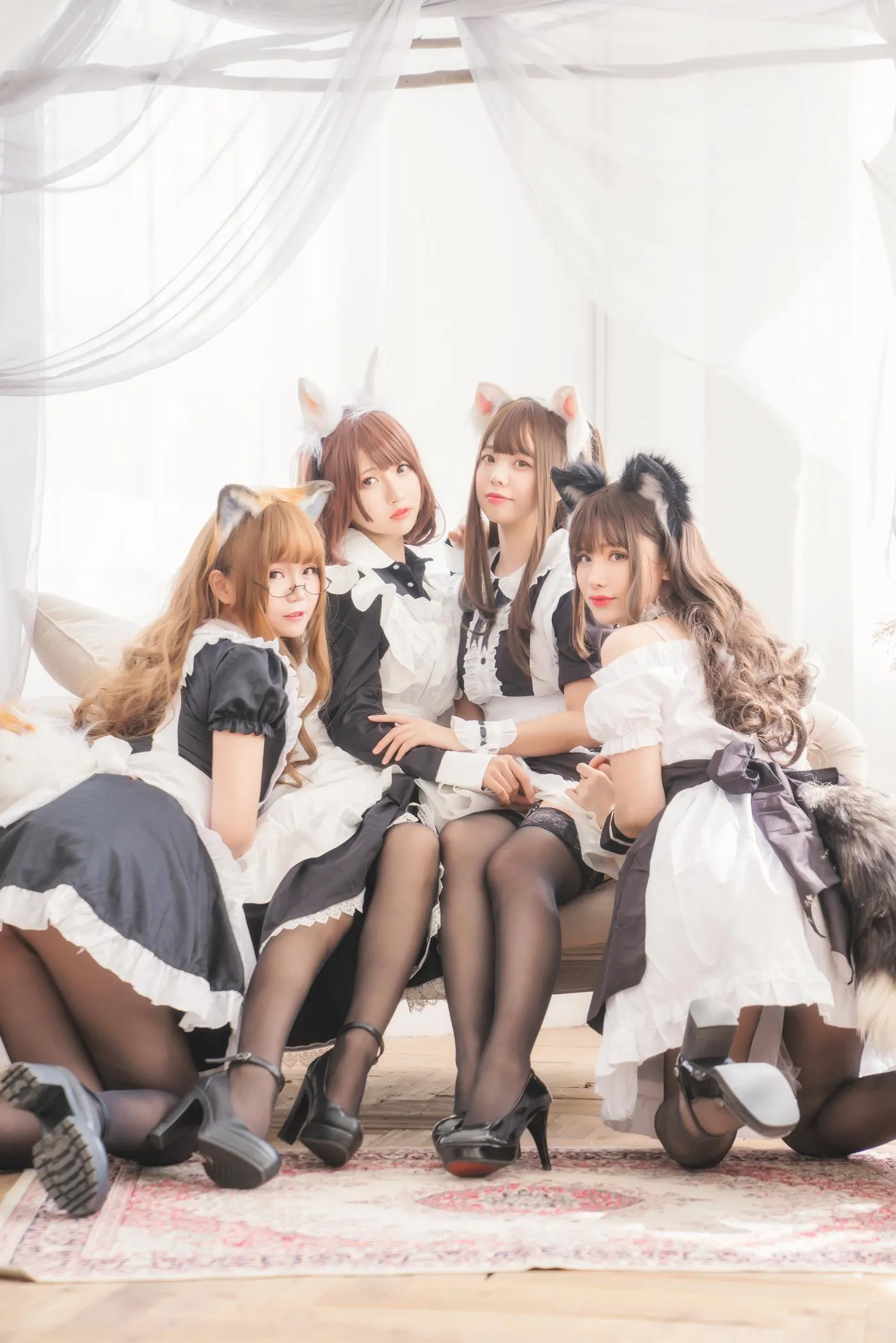小野妹子w – NO.48 &白金&宅夏&前羽 四人彼女电子档 [77P]插图6